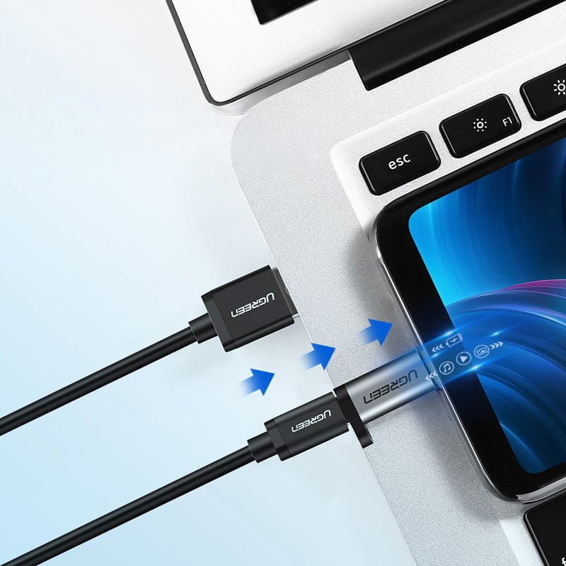 Adapter von USB-C auf MicroUSB Ugreen, Grau