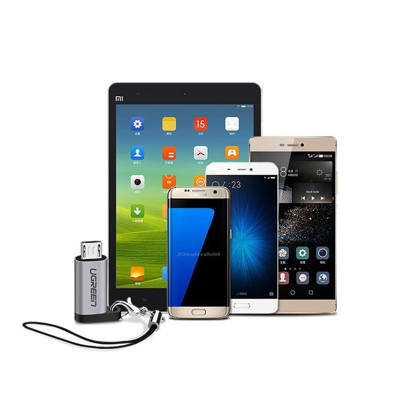Adapter von USB-C auf MicroUSB Ugreen, Grau