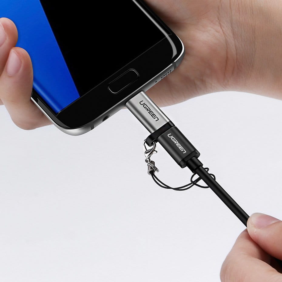 Adapter von USB-C auf MicroUSB Ugreen, Grau