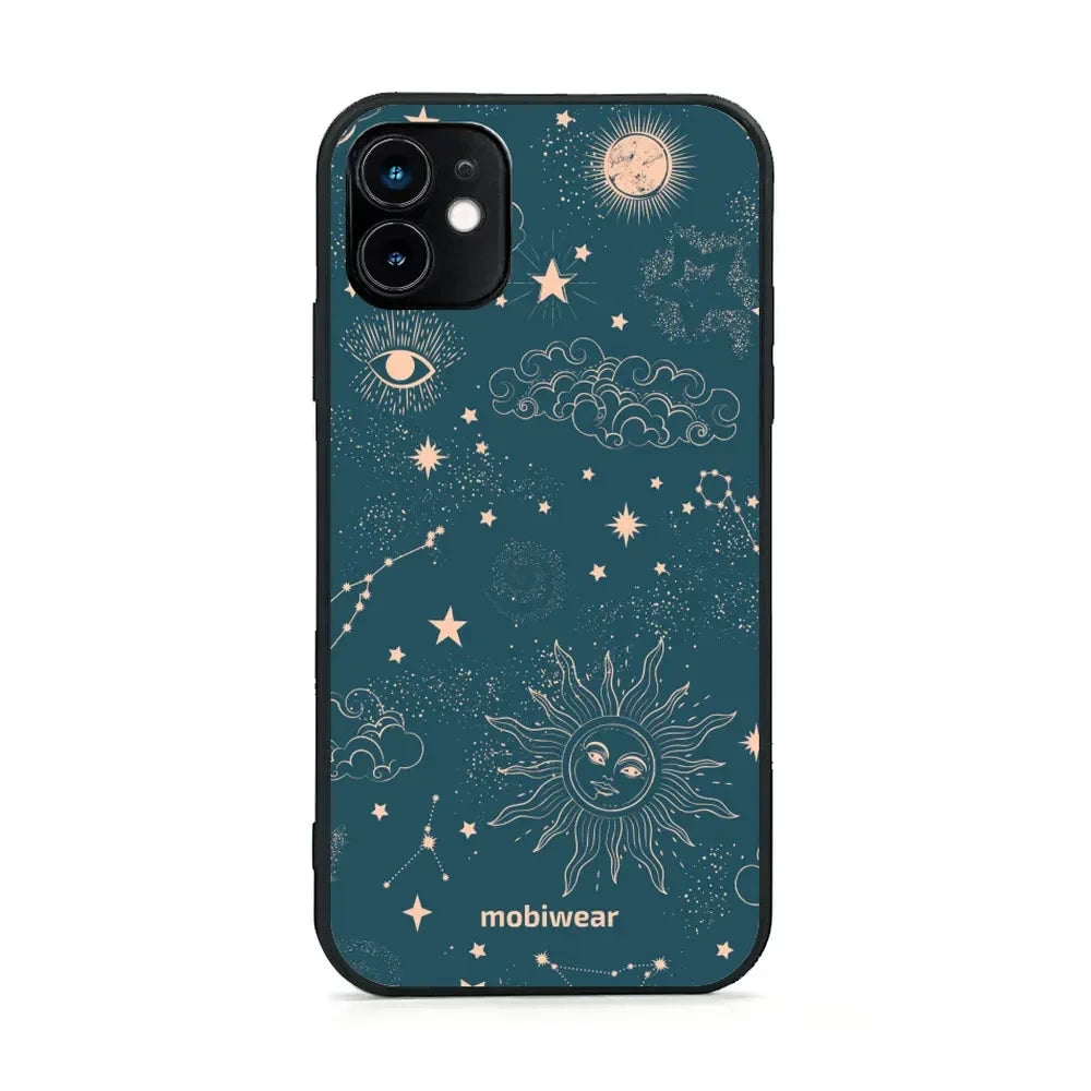 Handyhülle für iPhone 11, Mobiwear Glossy Case, Astraler Staub