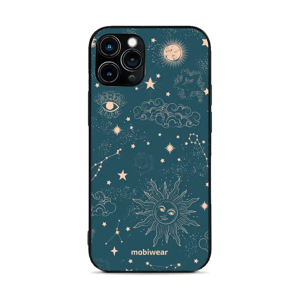 Handyhülle für iPhone 11 Pro, Mobiwear Glossy Case, Astraler Staub