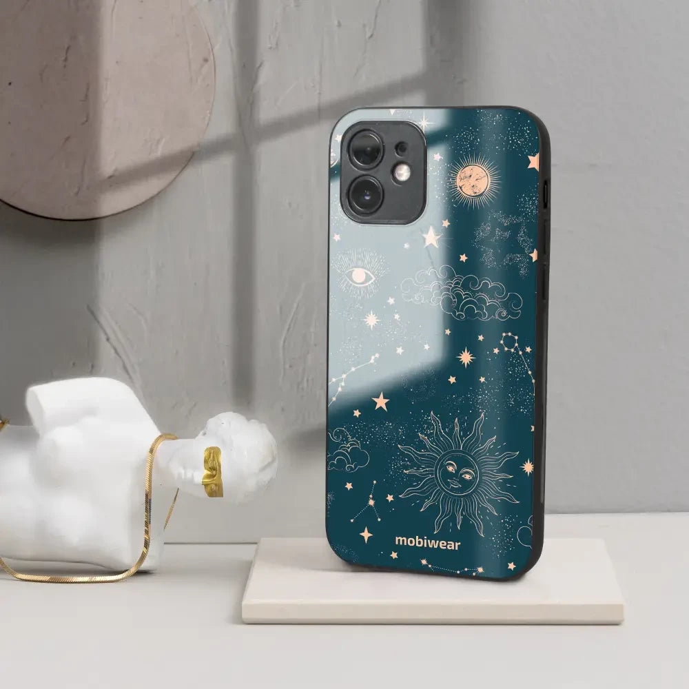 Handyhülle für Galaxy A32 5G, Mobiwear Glossy Case, Astraler Staub