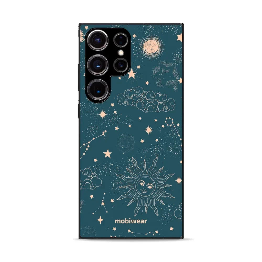 Handyhülle für Galaxy S23 Ultra, Mobiwear Glossy Case, Astraler Staub
