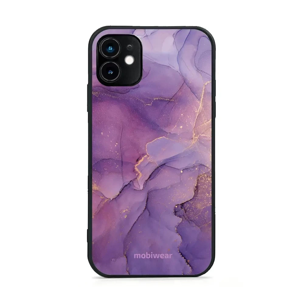 Handyhülle für iPhone 11, Mobiwear Glossy Case, Violett