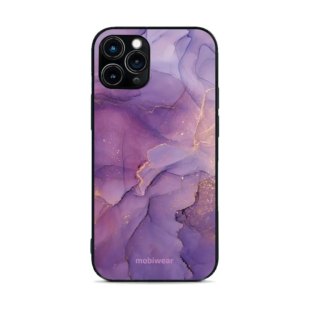 Handyhülle für iPhone 11 Pro, Mobiwear Glossy Case, Violett