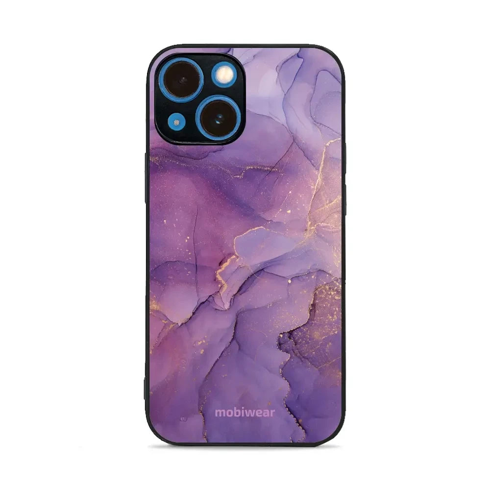 Handyhülle für iPhone 13 Mini, Mobiwear Glossy Case, Violett