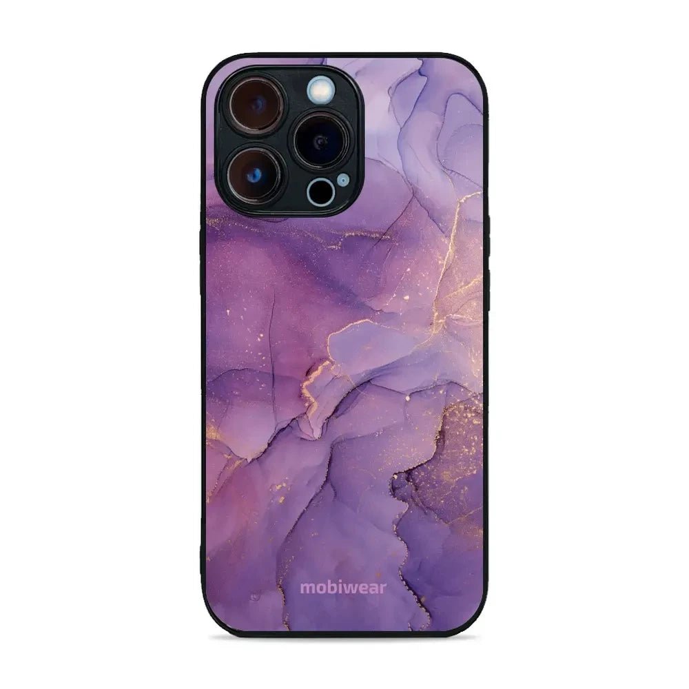 Handyhülle für iPhone 13 Pro, Mobiwear Glossy Case, Violett