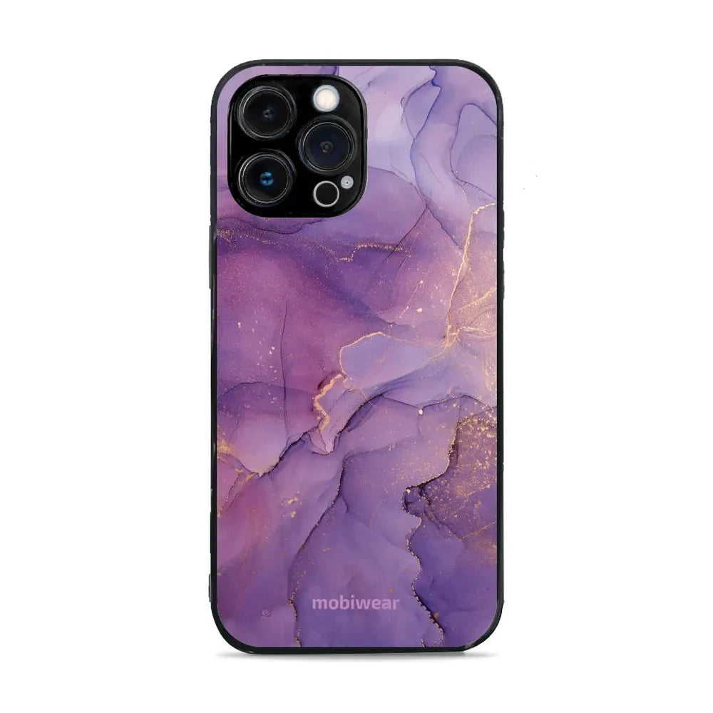 Handyhülle für iPhone 13 Pro Max, Mobiwear Glossy Case, Violett