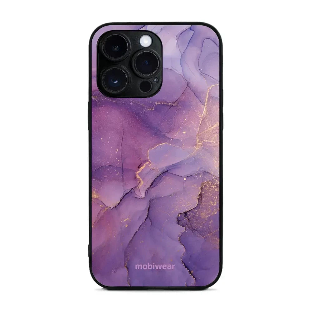 Handyhülle für iPhone 14 Pro Max, Mobiwear Glossy Case, Violett