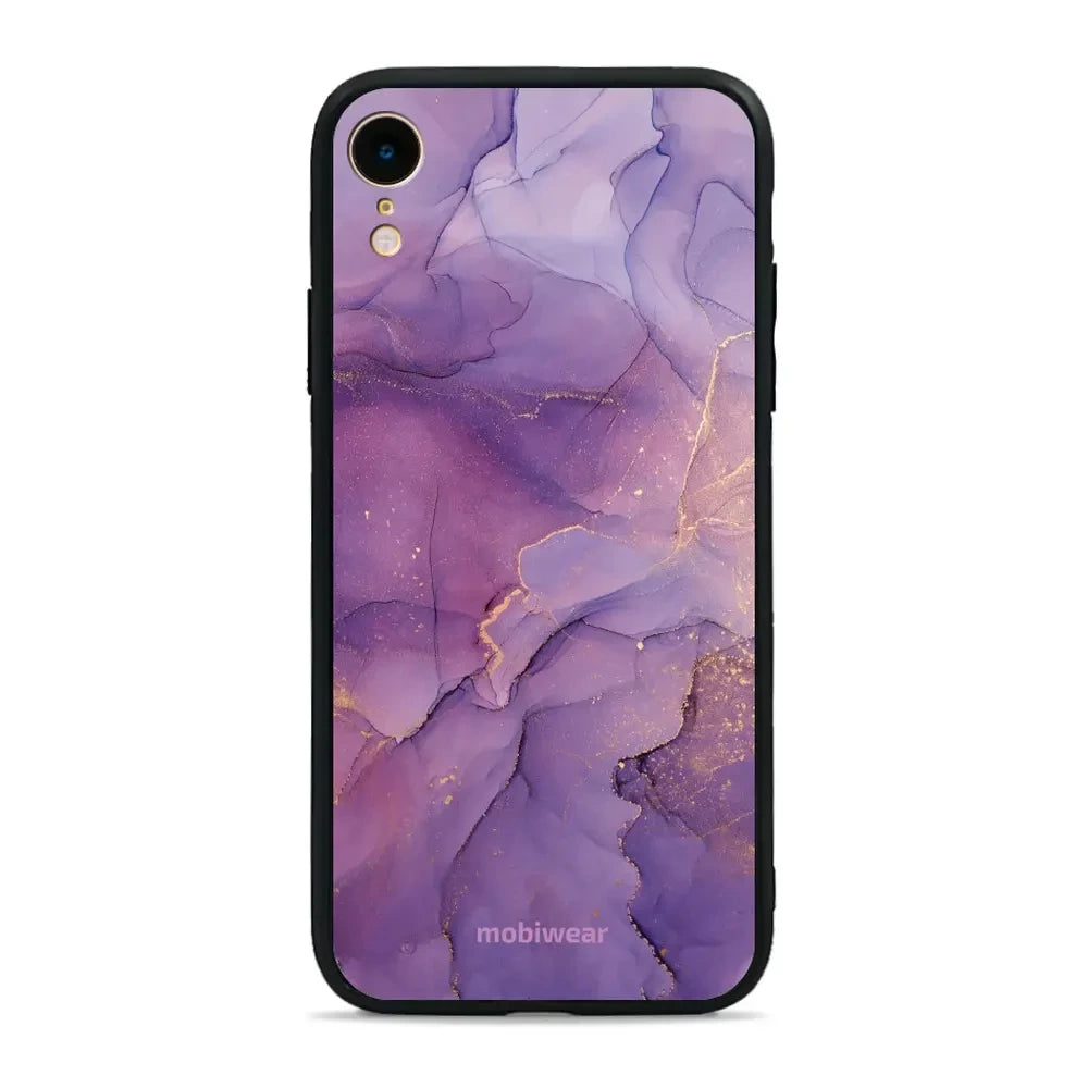 Handyhülle für iPhone Xr, Mobiwear Glossy Case, Violett