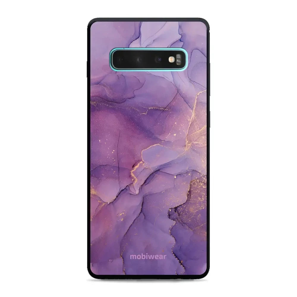 Handyhülle für Galaxy S10 Plus, Mobiwear Glossy Case, Violett