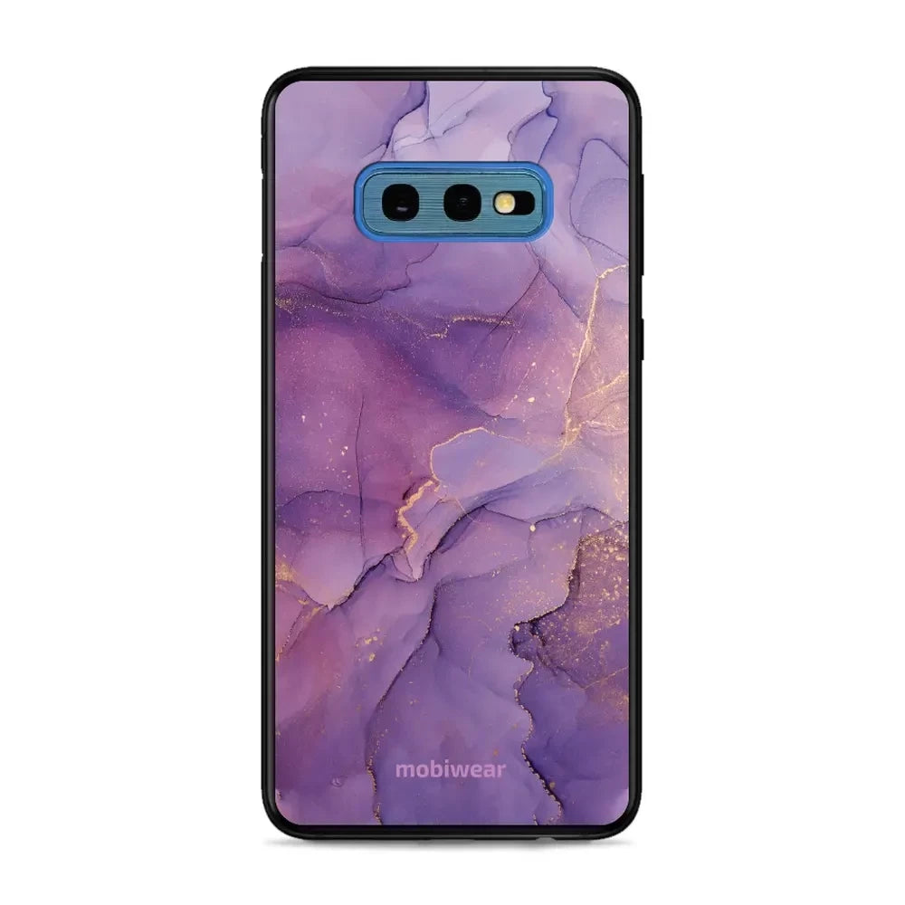 Handyhülle für Galaxy S10e, Mobiwear Glossy Case, Violett