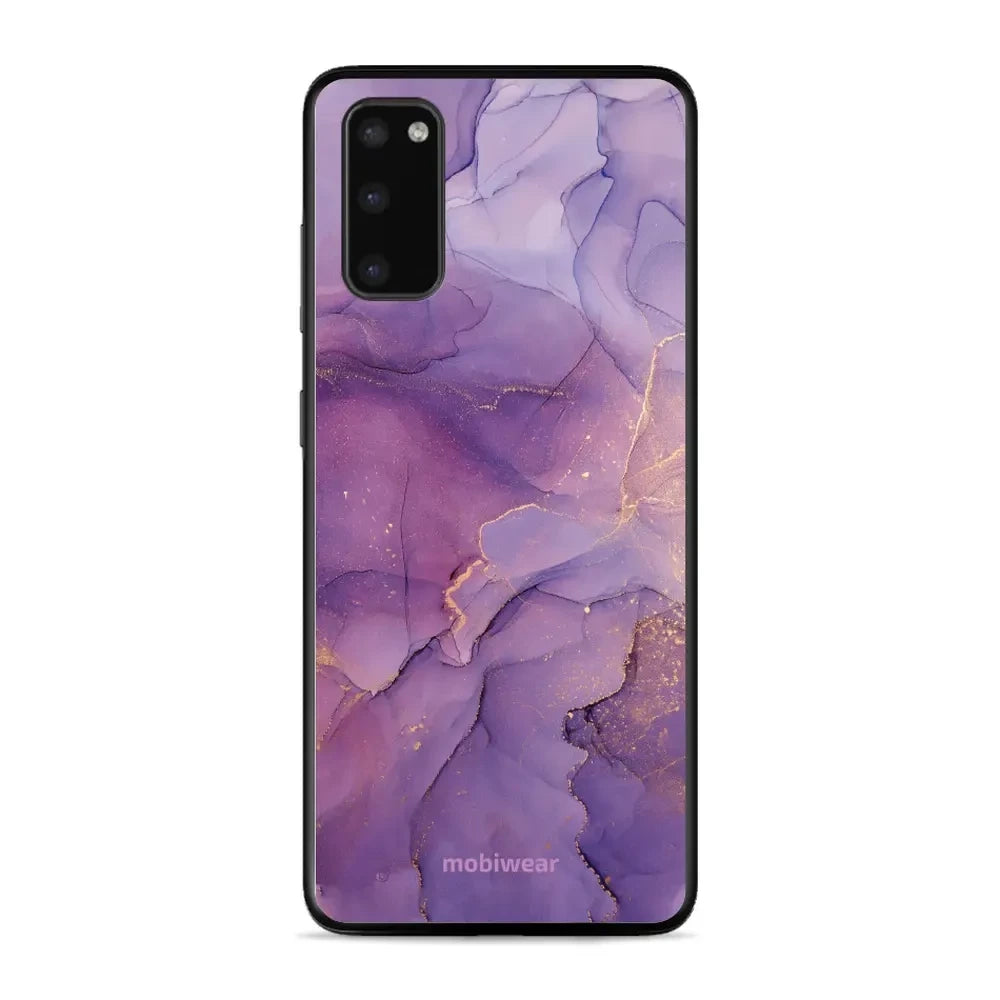 Handyhülle für Galaxy S20, Mobiwear Glossy Case, Violett