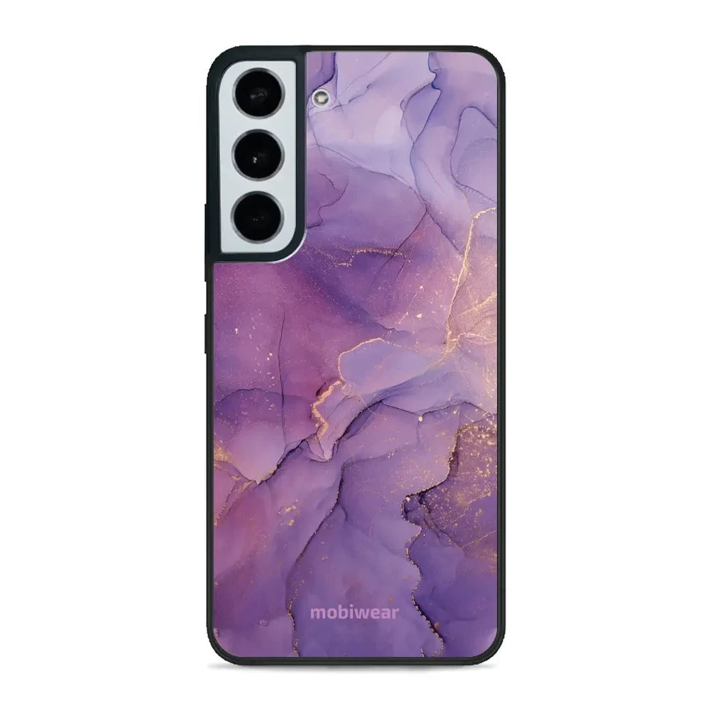 Handyhülle für Galaxy S22, Mobiwear Glossy Case, Violett