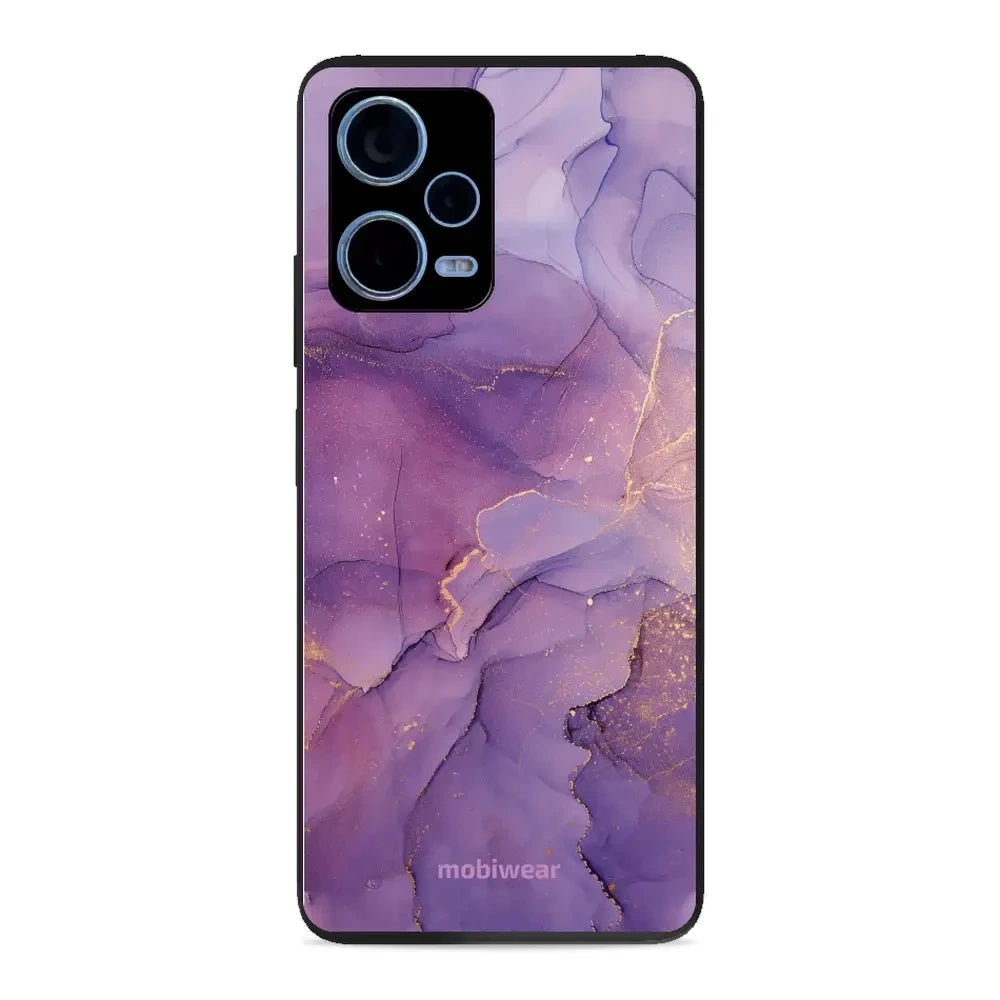Handyhülle für Xiaomi Redmi Note 12 Pro 5G, Mobiwear Glossy Case, Violett
