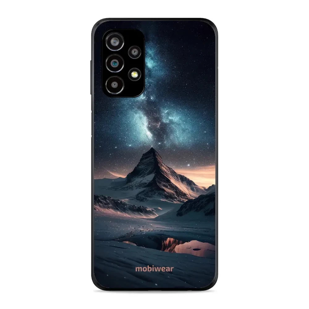 Handyhülle für Galaxy A23 4G, Mobiwear Glossy Case, Nachtberg