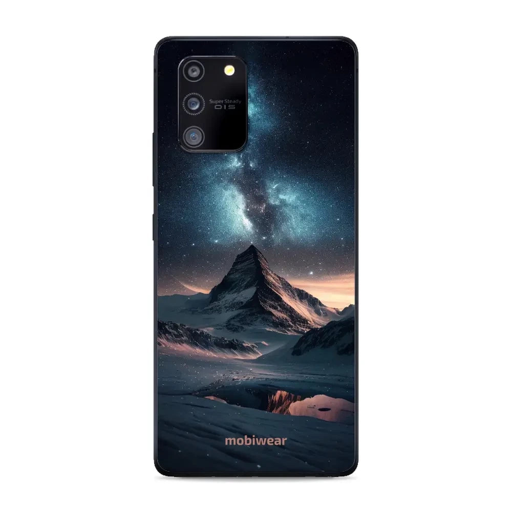 Handyhülle für Galaxy S10 Lite, Mobiwear Glossy Case, Nachtberg