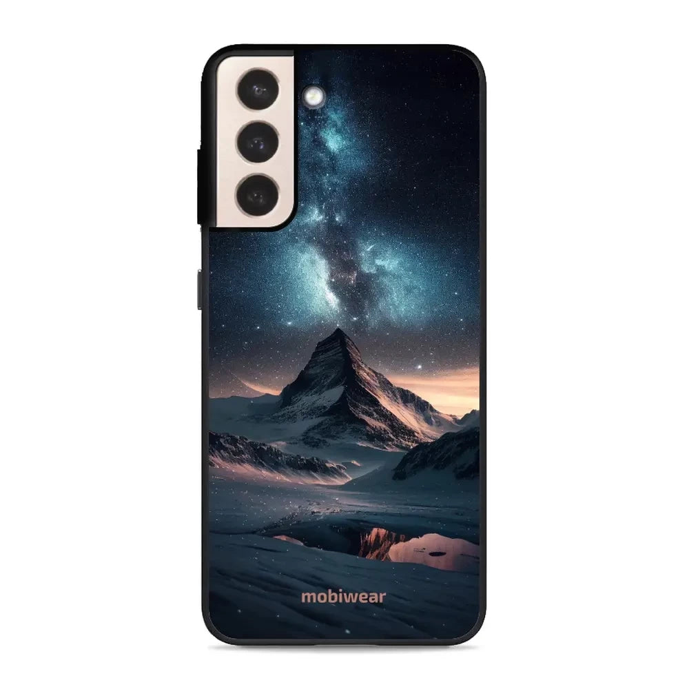 Handyhülle für Galaxy S21 Plus, Mobiwear Glossy Case, Nachtberg