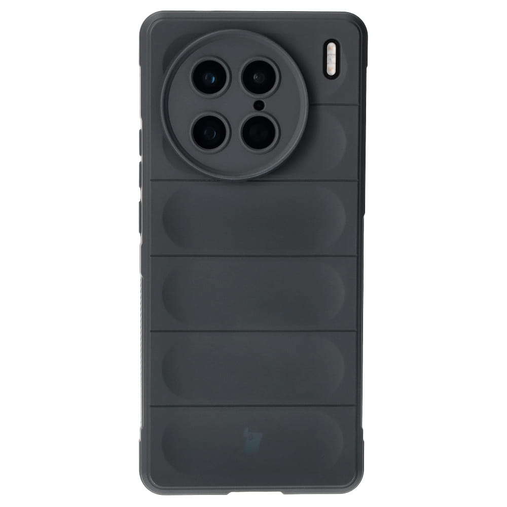 Robuste Handyhülle für Vivo X90 Pro, Bizon Case Tur, Grau