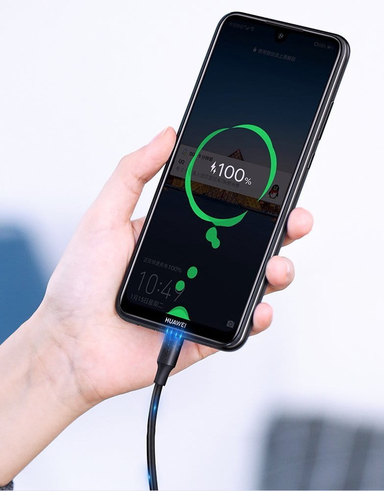 Kabel UGREEN USB-A für Micro-USB 480 Mbps, 1,5 m, Schwarz