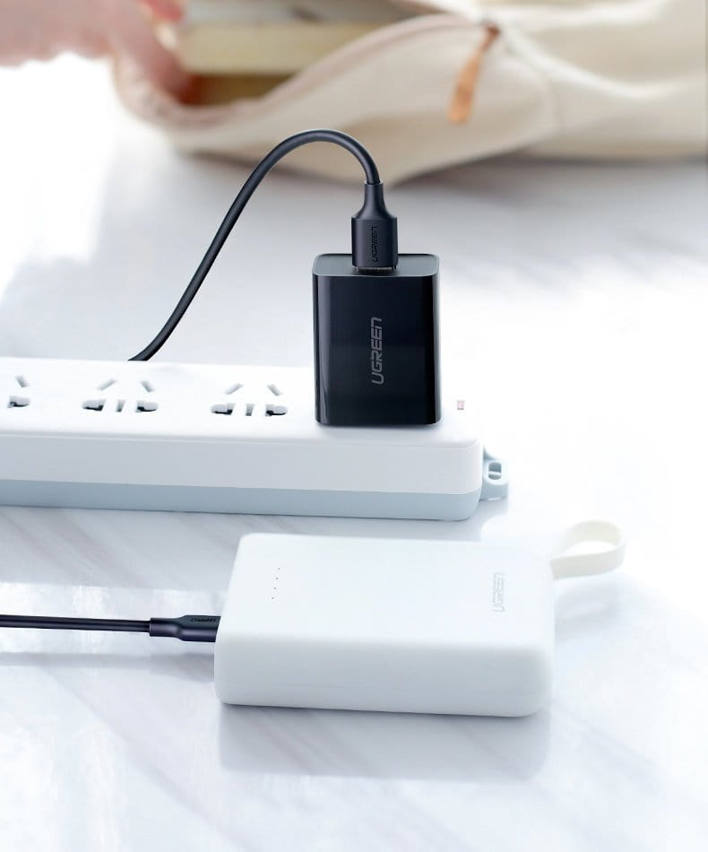 Kabel UGREEN USB-A für Micro-USB 480 Mbps, 1,5 m, Schwarz