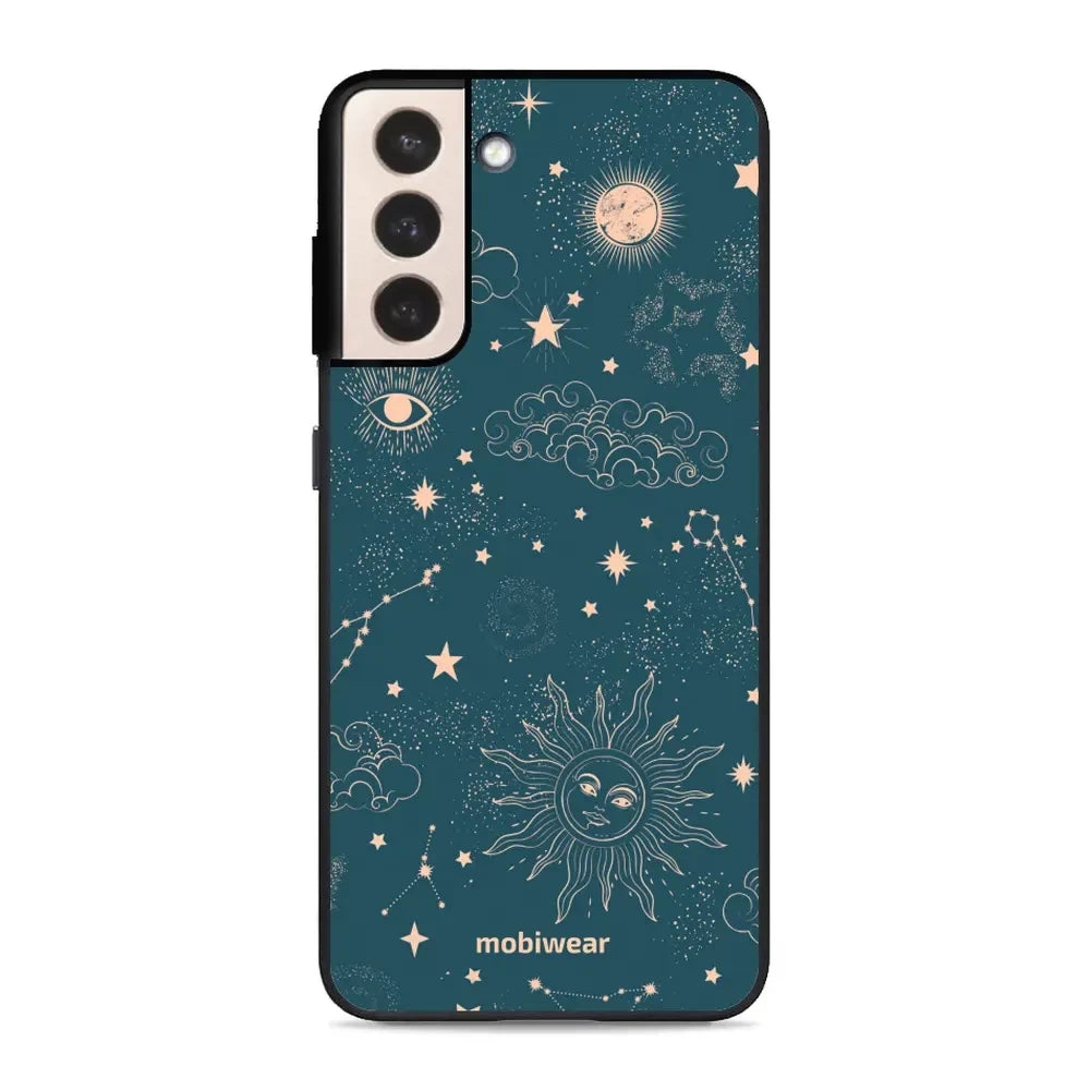 Handyhülle für Galaxy S21 Plus, Mobiwear Glossy Case, Astraler Staub