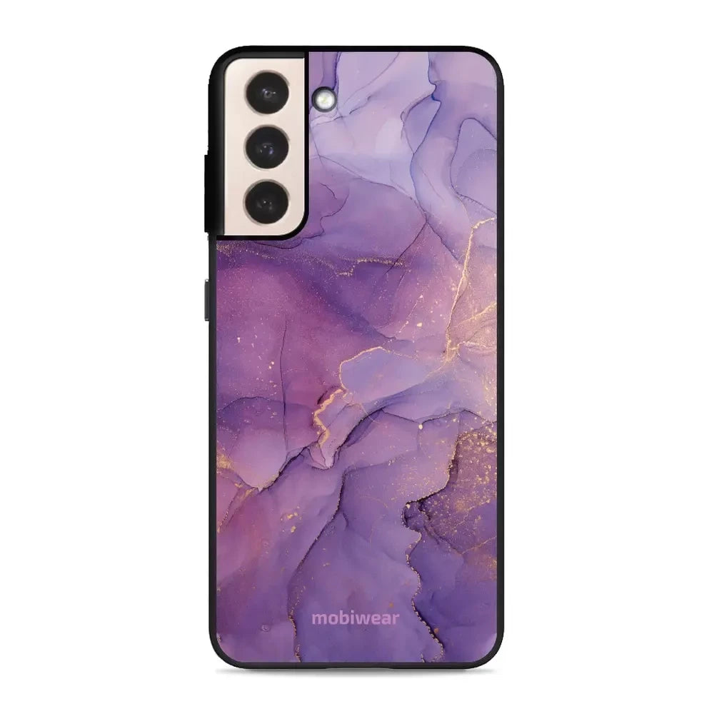 Handyhülle für Galaxy S21 Plus, Mobiwear Glossy Case, Violett