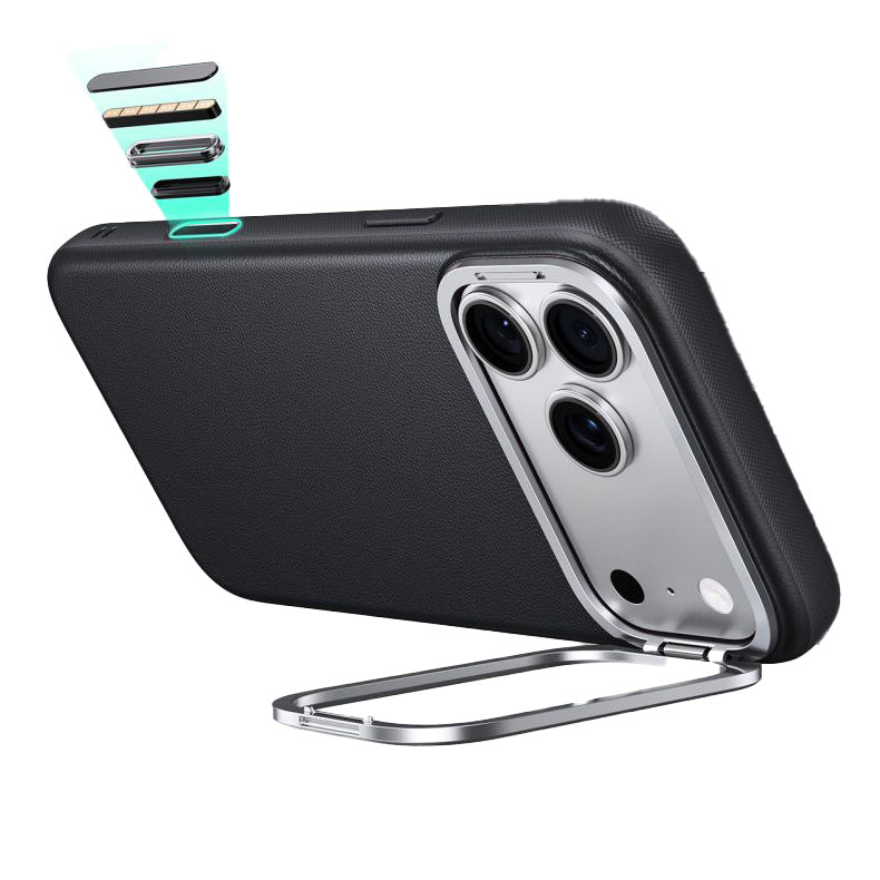 Handyhülle für iPhone 18 Pro Max / 17 Pro Max, ESR Atelier Kickstand mit MagSafe, Schwarz (2/9)