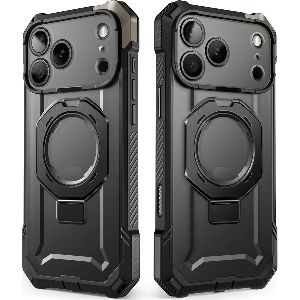 Handyhülle für iPhone 18 Pro / 17 Pro, Supcase UB Grip Mag mit MagSafe, Transparent und Schwarz (2/8)
