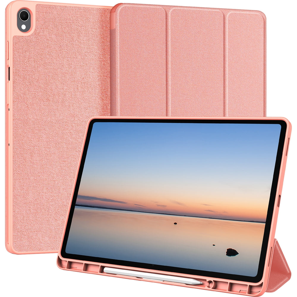 Schutzhülle mit Klappe für Galaxy Tab S12 Plus, Dux Ducis Domo, Rosa (2/13)