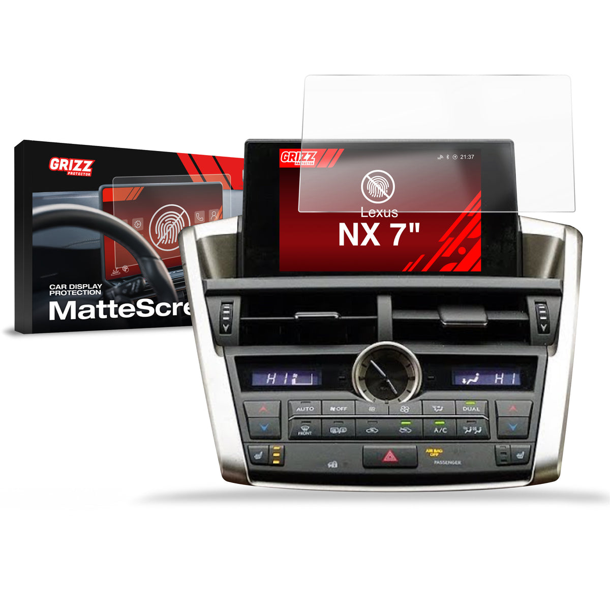 Matte Autodisplayfolie für Lexus NX (2014-2017), Grizz Protector