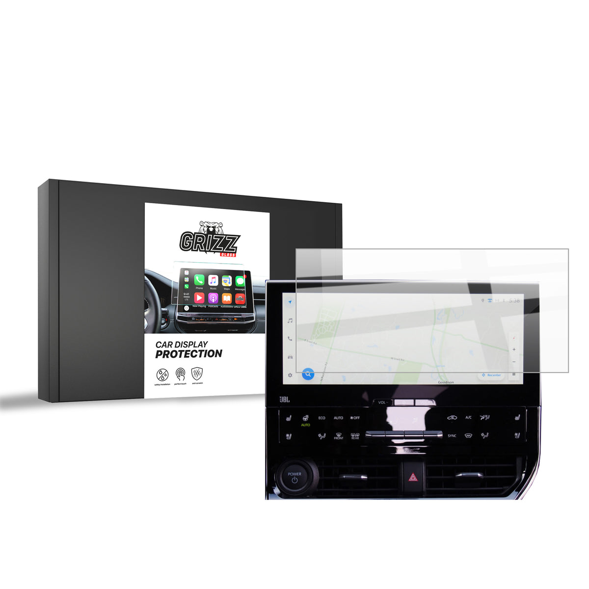 Keramische Autodisplayfolie für Toyota bZ4X 12,3" (2022-2026), Grizz Protector