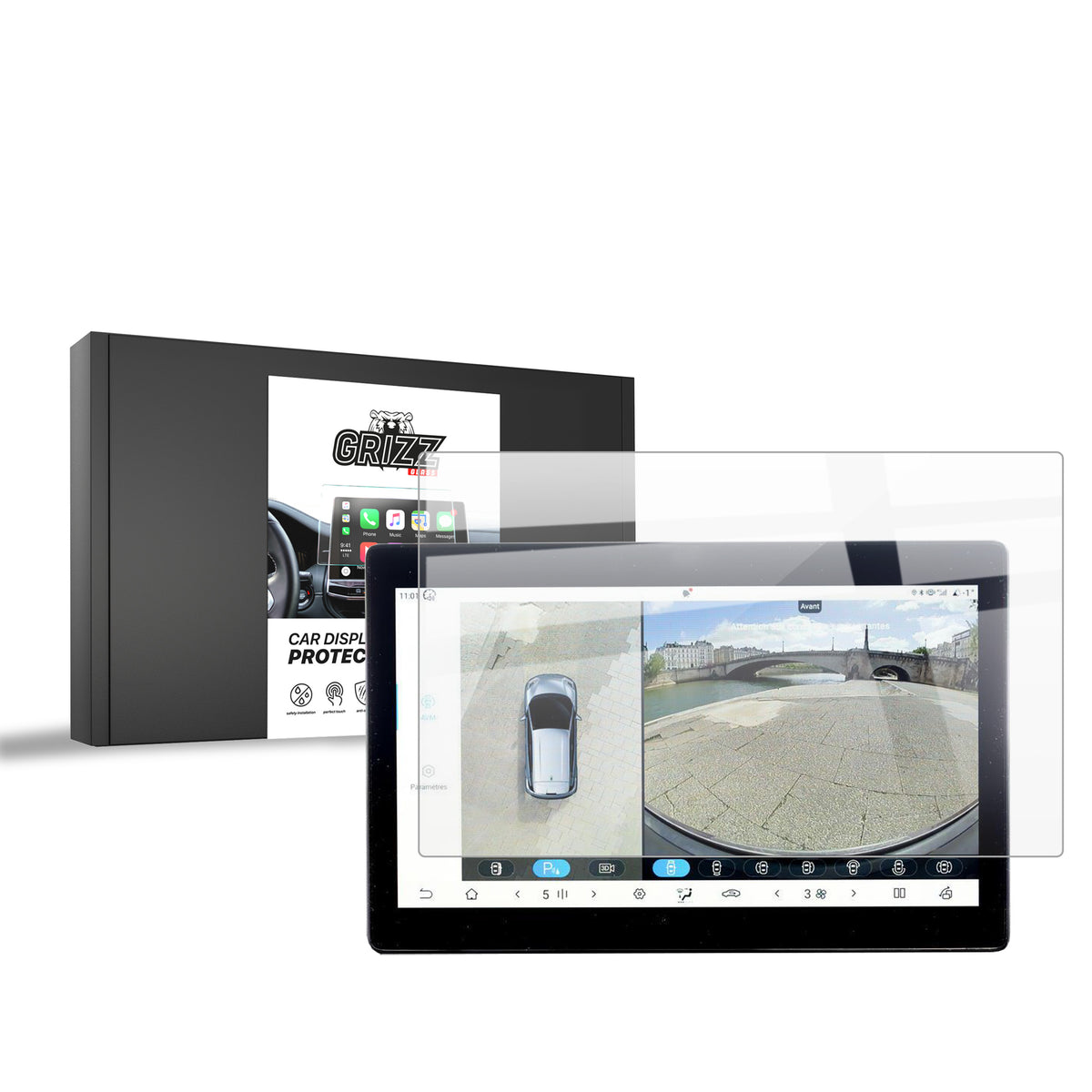 Keramische Autodisplayfolie für BYD Dolphin Surf (2025-2026), Grizz Protector