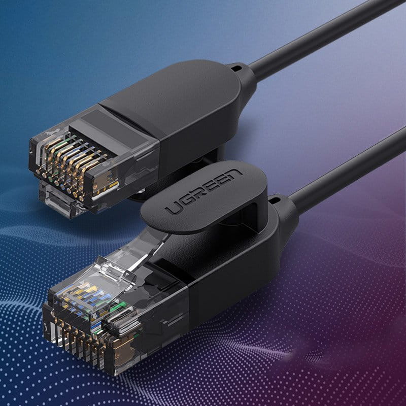 Ethernet Netzwerkkabel Ugreen RJ45 Cat 6 UTP, 1000Mbps, 1m, Schwarz