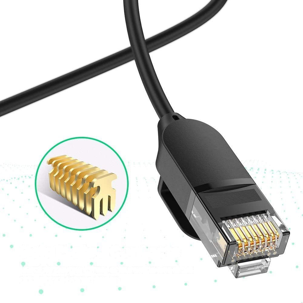 Ethernet Netzwerkkabel Ugreen RJ45 Cat 6 UTP, 1000Mbps, 1m, Schwarz