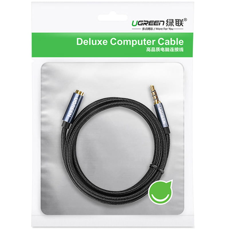 Kabel/Adapter Ugreen AUX 3,5 mm mini jack, 2 m, Blau