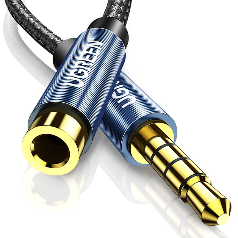 Kabel/Adapter Ugreen AUX 3,5 mm mini jack, 1 m, Blau