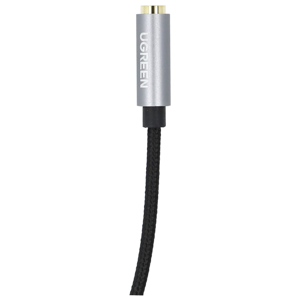 Ugreen 3,5 mm Mini-Klinken-Kopfhörer-Splitterkabel 25 cm, Silber