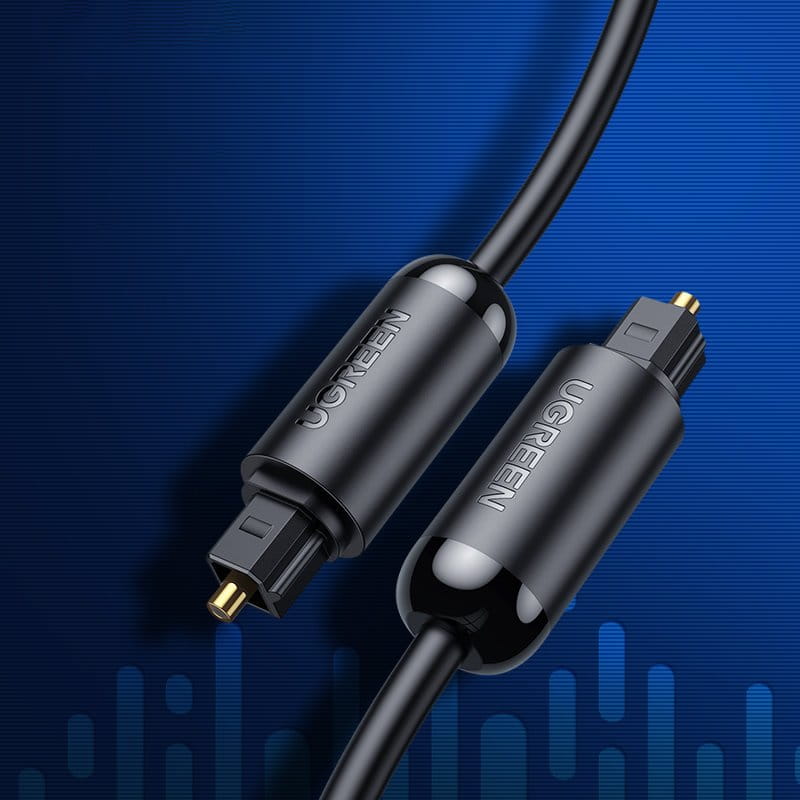 Optisches Kabel zu Toslink SPDIF, Ugreen, 1,5 m, Schwarz