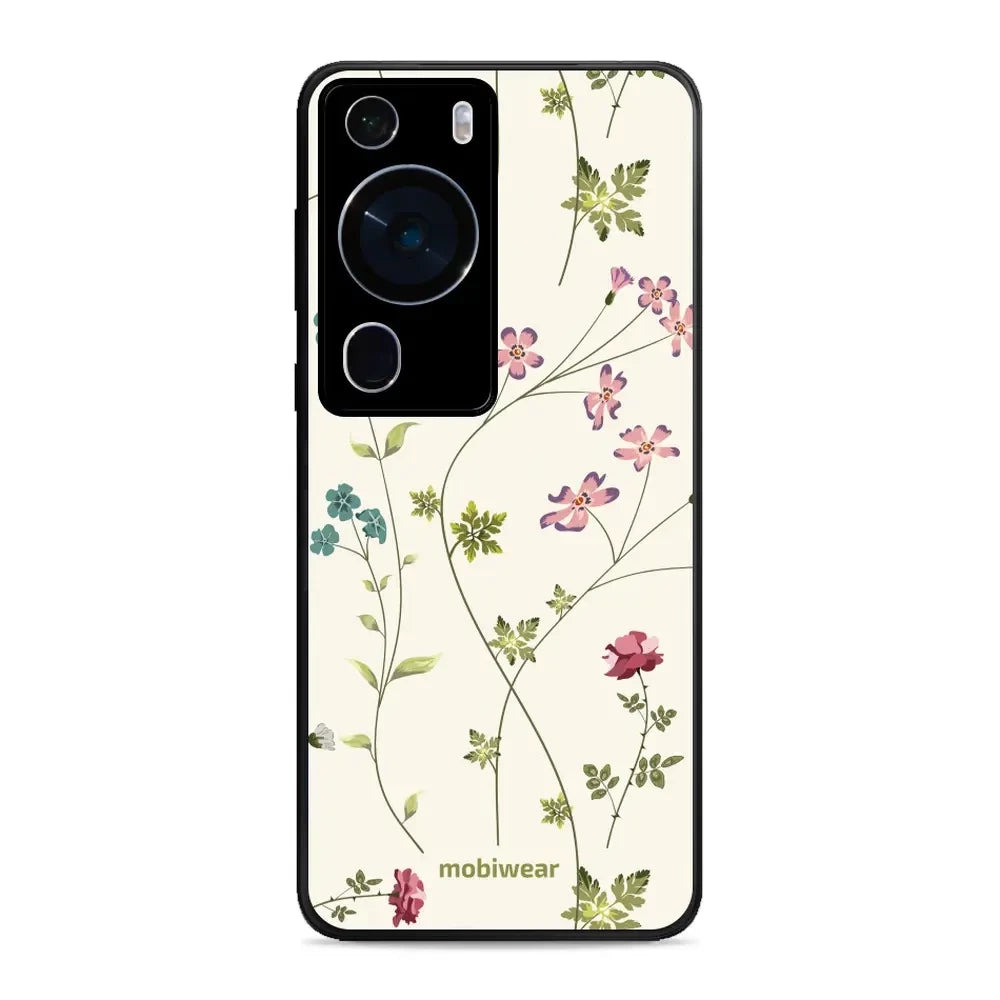 Handyhülle für Huawei P60 Pro, Mobiwear Glossy Case, Idyllische Blüte