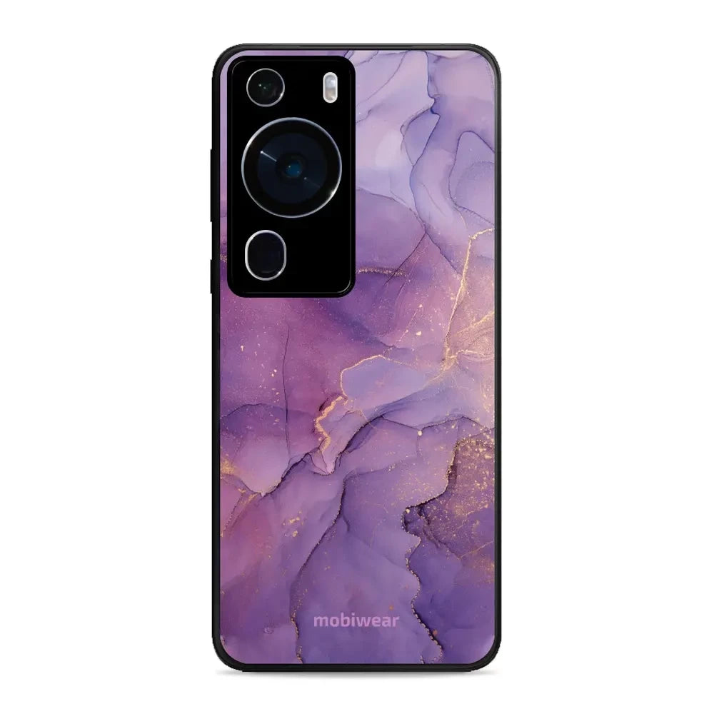 Handyhülle für Huawei P60 Pro, Mobiwear Glossy Case, Violett