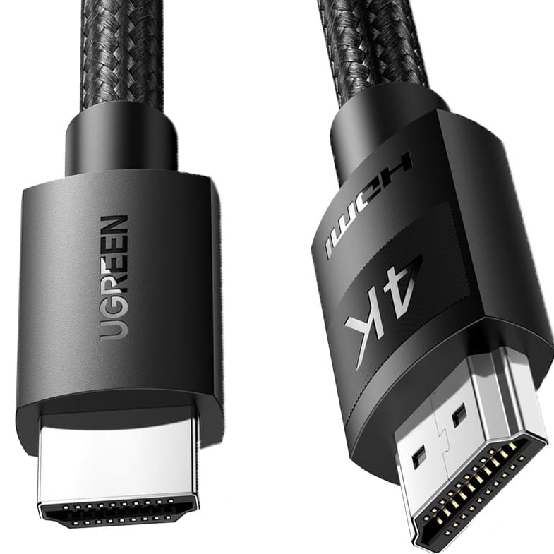 Nylonkabel HDMI zu HDMI 2.0, Ugreen, 4k / 60Hz, 1 m, Schwarz