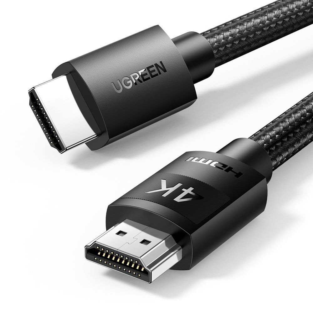 Nylonkabel HDMI zu HDMI 2.0, Ugreen, 4k / 60Hz, 1 m, Schwarz