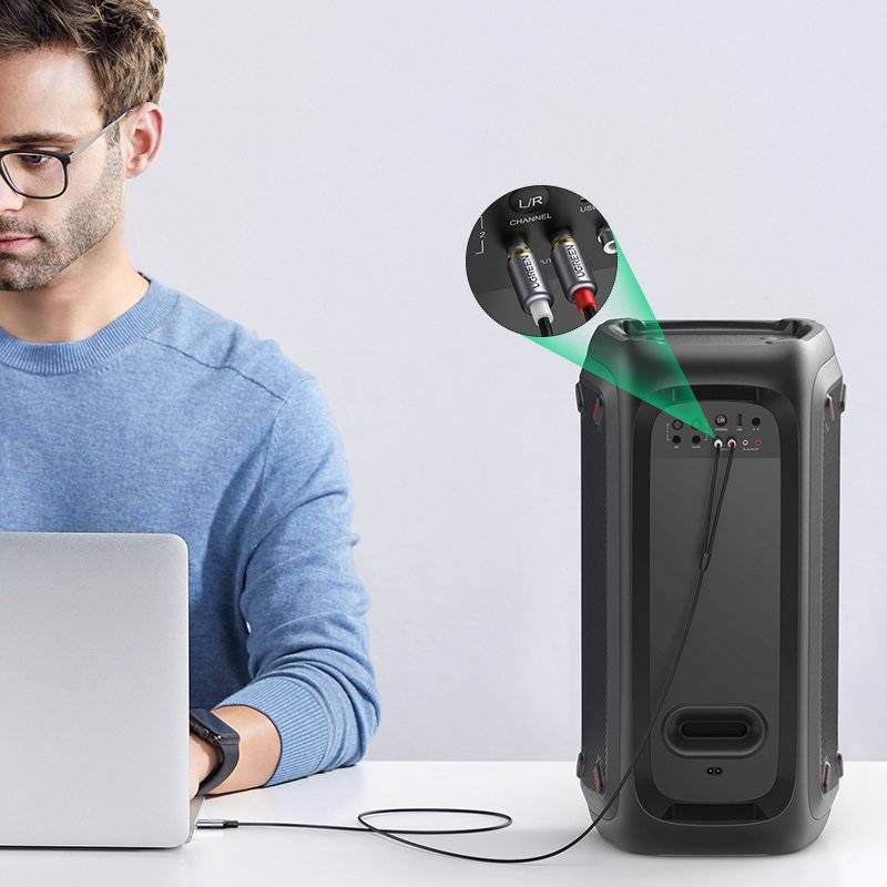 Ugreen USB-C - 2RCA Audiokabel, 1,5m, Grau