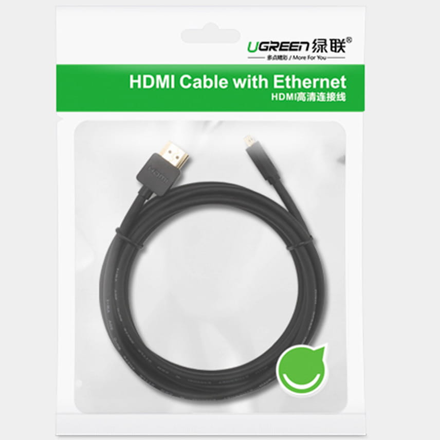 Ugreen HDMI 4k 60Hz - micro HDMI Kabel, 3 m, Schwarz