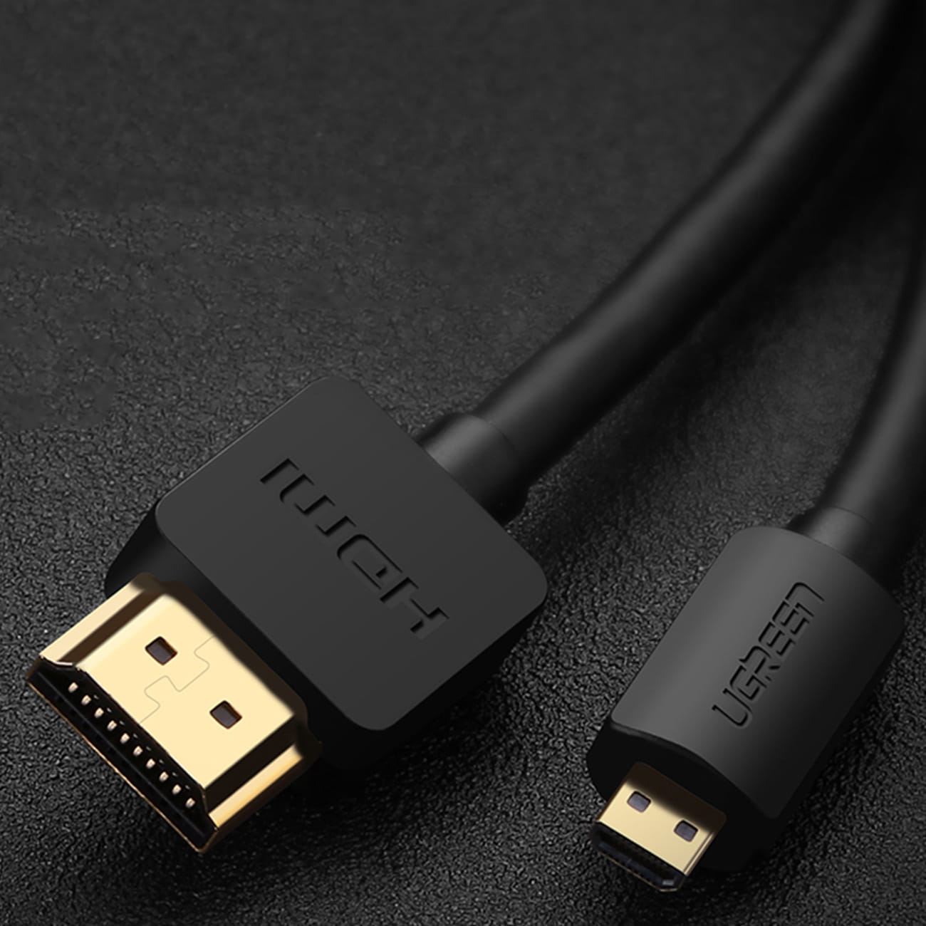 Ugreen HDMI 4k 60Hz - micro HDMI Kabel, 3 m, Schwarz