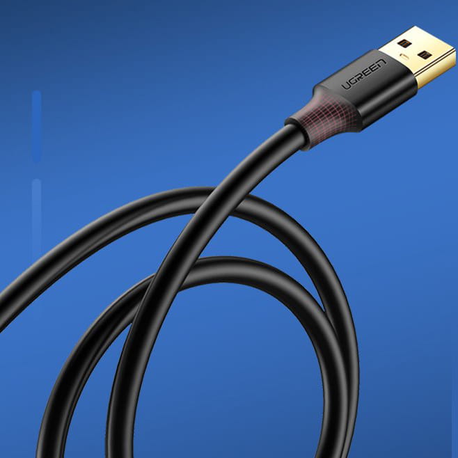 Adapterkabel USB (Buchse) - USB (Stecker), Ugreen 3.0, 5 Gbps, 1 m, Schwarz