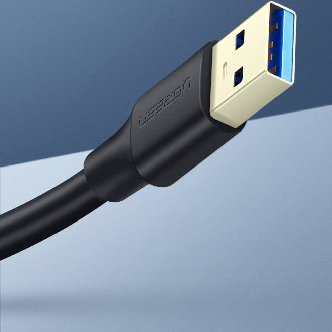 Adapterkabel USB (Buchse) - USB (Stecker), Ugreen 3.0, 5 Gbps, 3 m, Schwarz