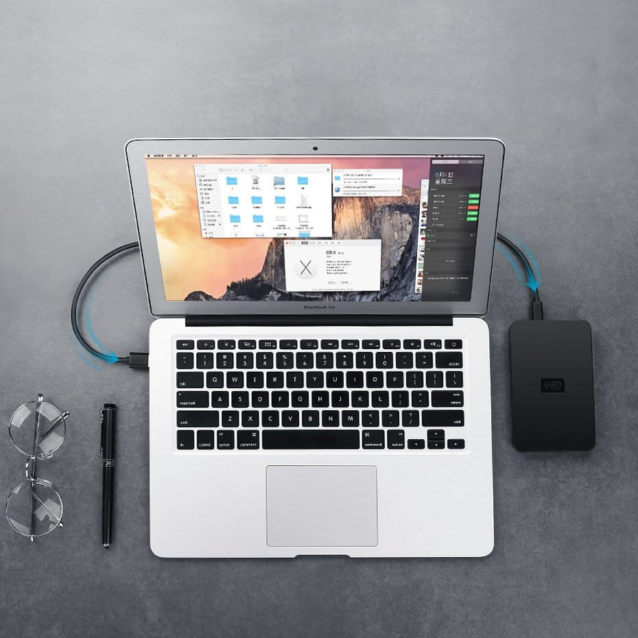 Kabel UGREEN USB-A für Mini-USB 480 Mbps, 1 m, Schwarz