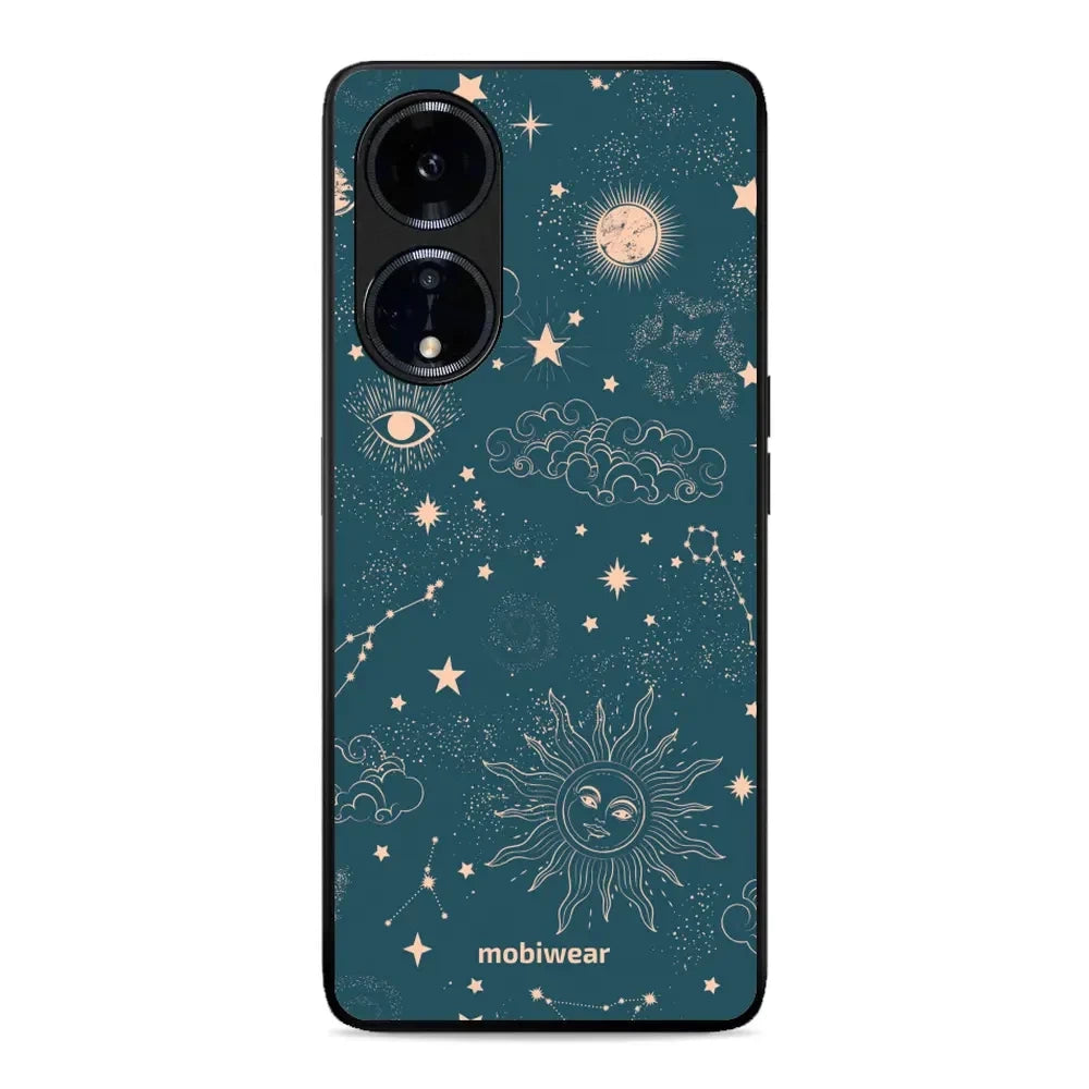 Handyhülle für Oppo A98 5G, Mobiwear Glossy Case, Astraler Staub